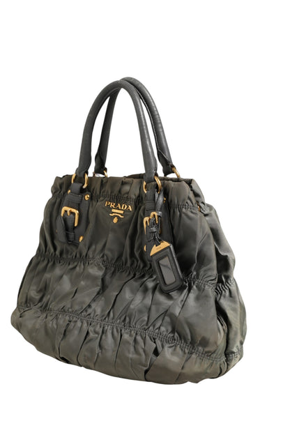 Bolso Tote Prada De Nylon Tessuto Con Acabado Gaufre