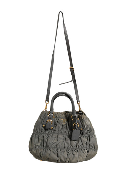 Bolso Tote Prada De Nylon Tessuto Con Acabado Gaufre