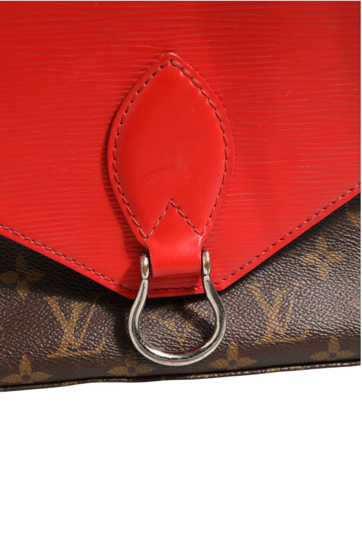 Louis Vuitton Bolso de Hombro Saint Michel Monogram Epi Coquelicot