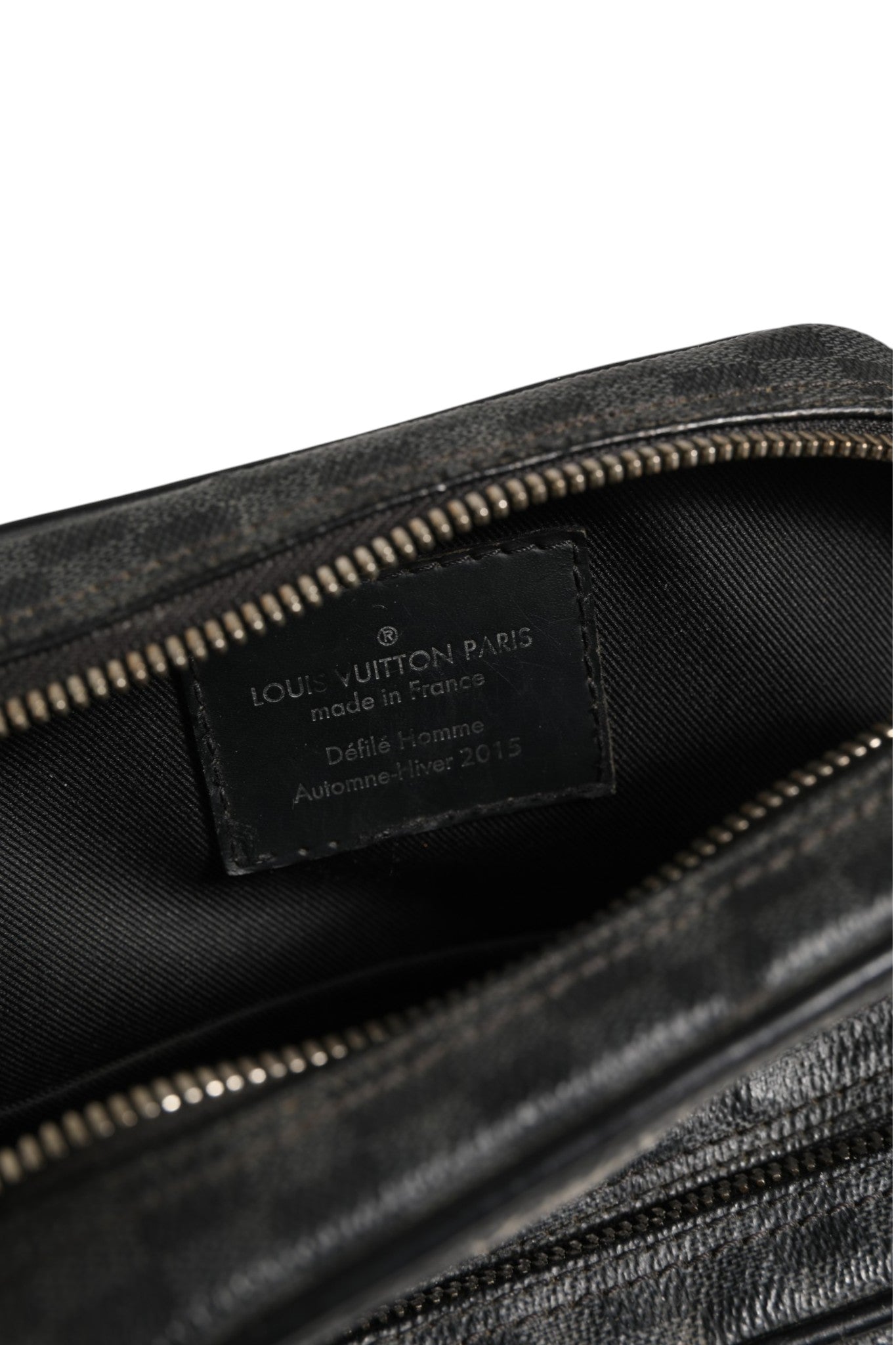 Bolso De Hombro Louis Vuitton Lona Damier Graphite Negra Amazon Christopher