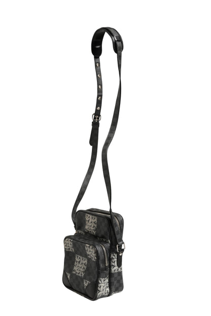 Bolso De Hombro Louis Vuitton Lona Damier Graphite Negra Amazon Christopher