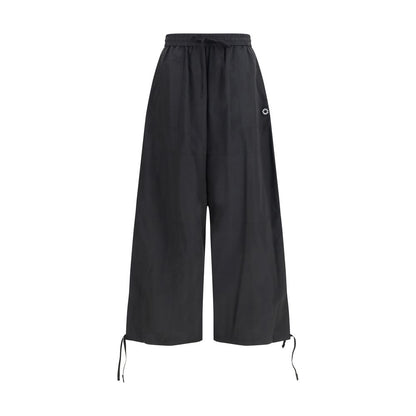 Pantalones casuales de poliéster negros Kenzo