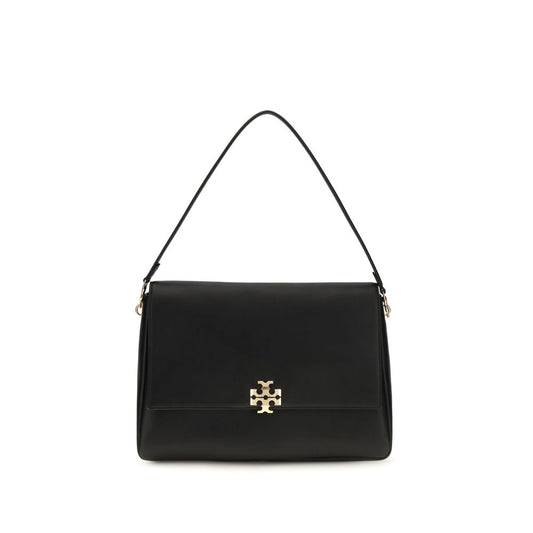 Bolso de hombro Tory Burch Bos Taurus de piel de becerro negra