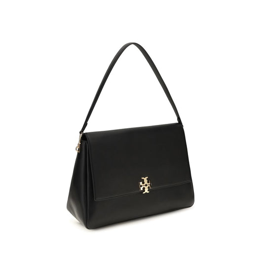 Bolso de hombro Tory Burch Bos Taurus de piel de becerro negra
