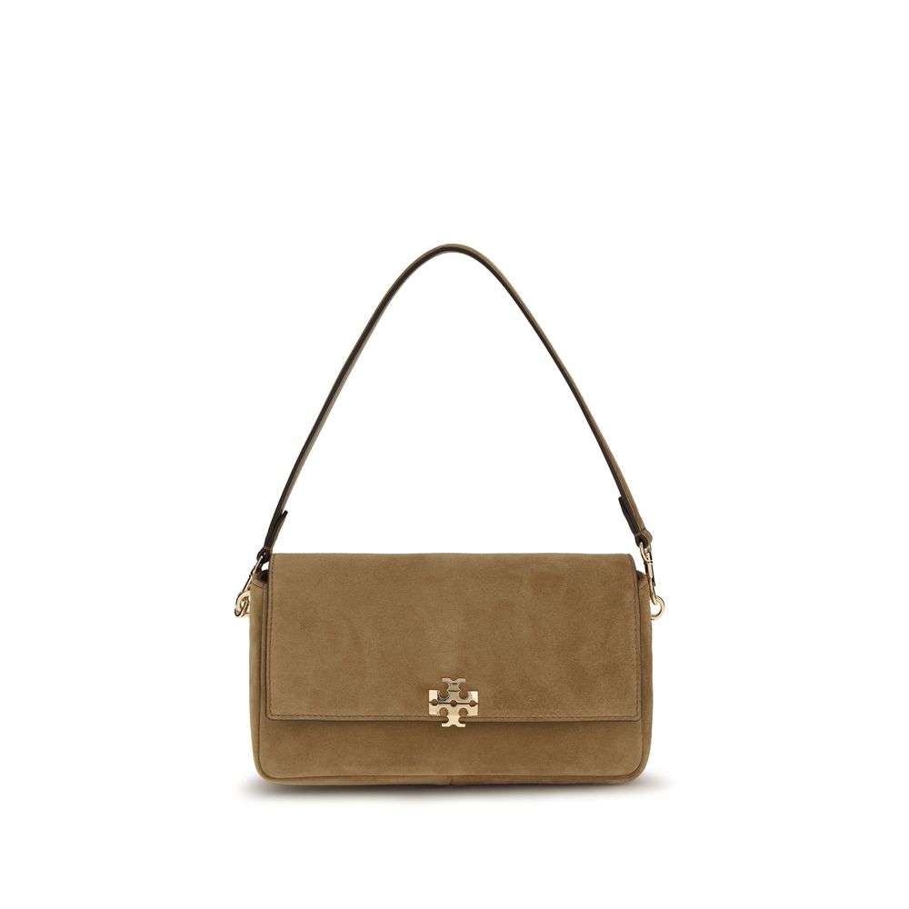Bolso de hombro Tory Burch de cuero beige