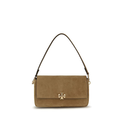 Bolso de hombro Tory Burch de cuero beige