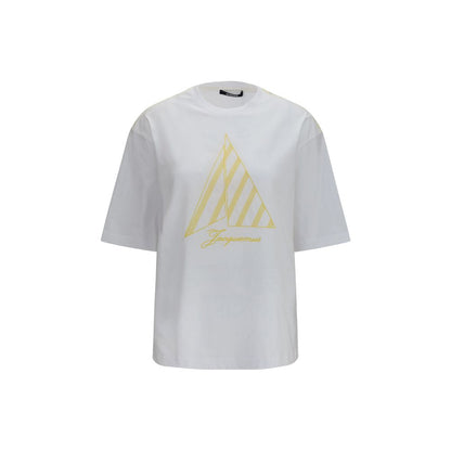 Camiseta Oversize De Algodón Blanco Modelo Voilier Jacquemus