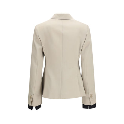 Blazer Max Mara Beige Lana Oveja Aries