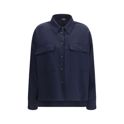 Chaqueta Max Mara Oves Aries de lana azul