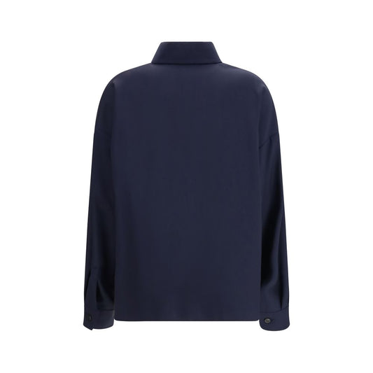 Chaqueta Max Mara Oves Aries de lana azul