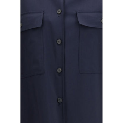 Chaqueta Max Mara Oves Aries de lana azul
