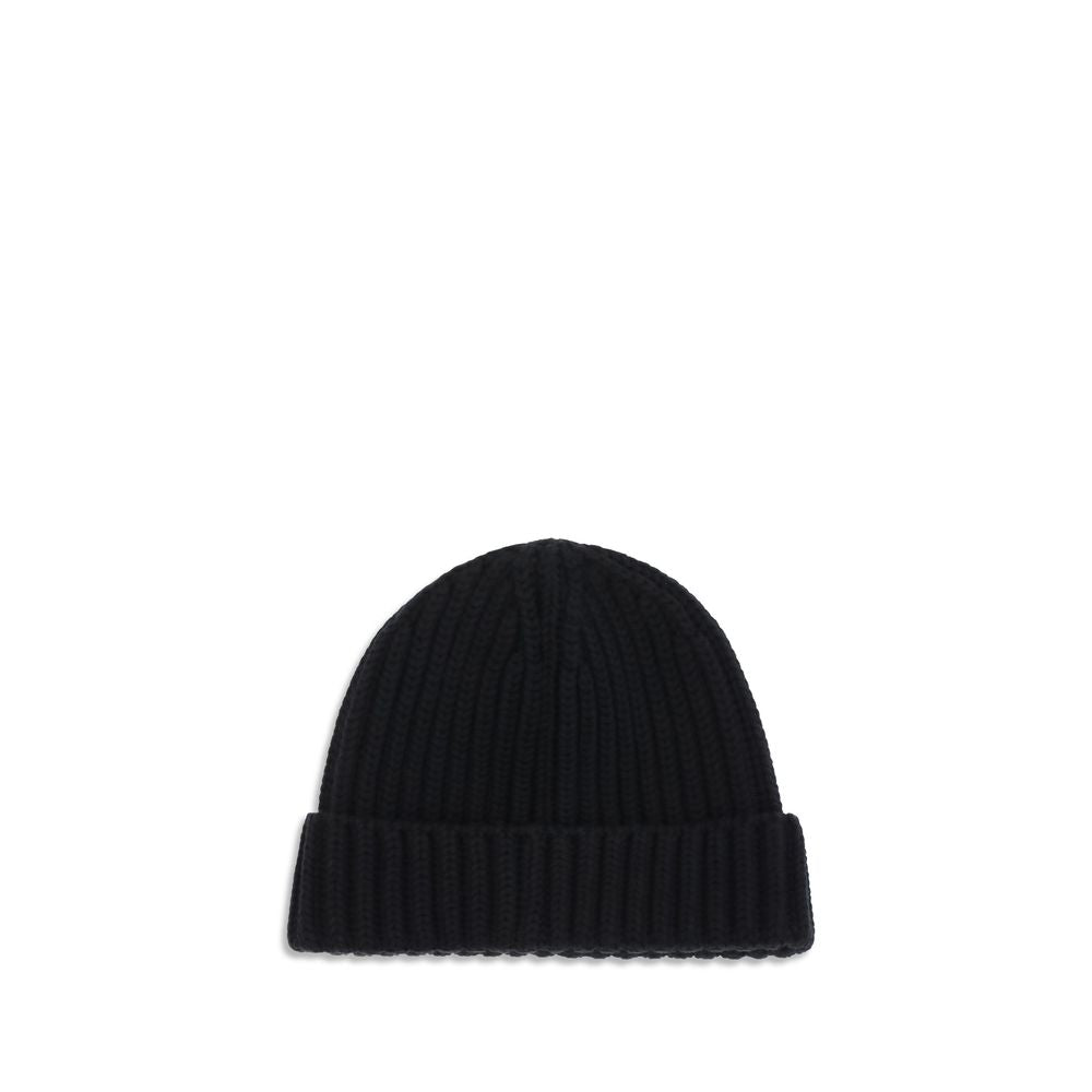 Gorro de lana negra Prada Oves Aries