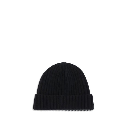 Gorro de lana negra Prada Oves Aries