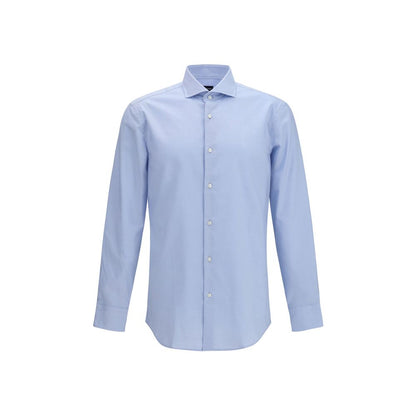 Chemise Hugo Boss Black bleue en coton