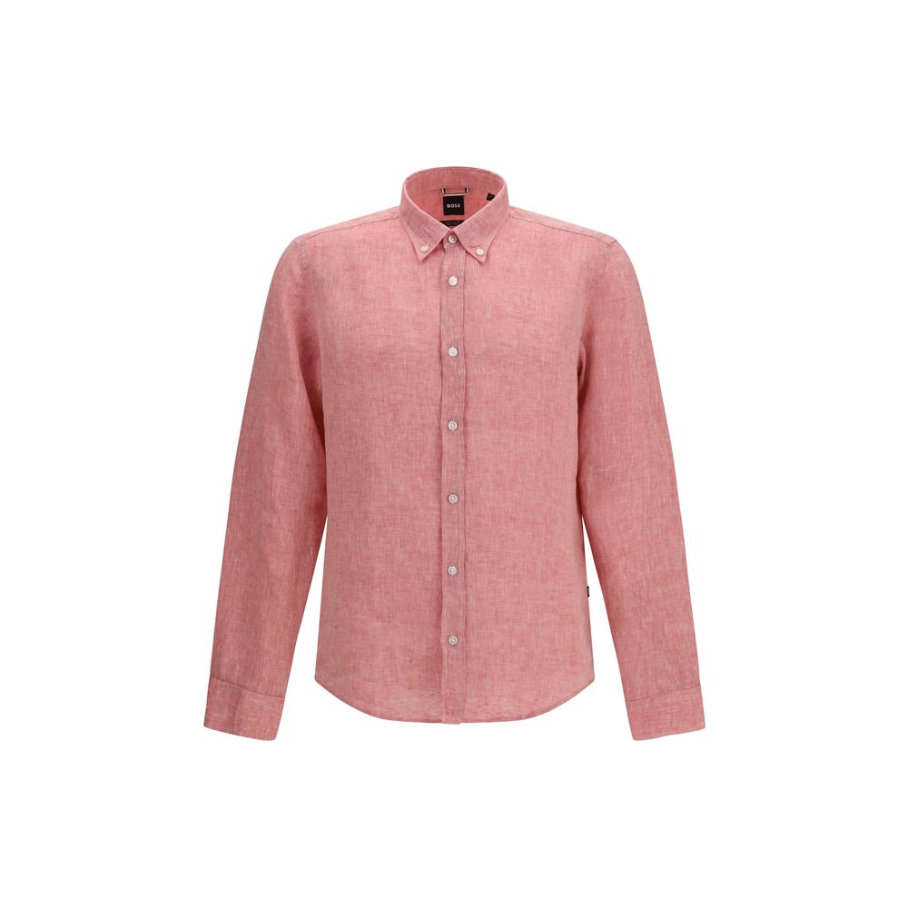 Chemise Hugo Boss en lin multicolore