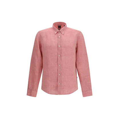 Chemise Hugo Boss en lin multicolore