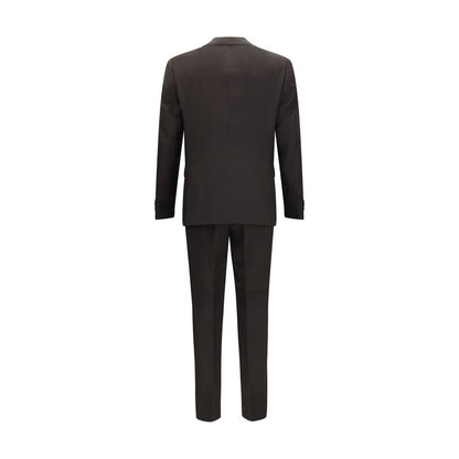 Costume deux pièces en laine gris noir Oves Aries Hugo Boss