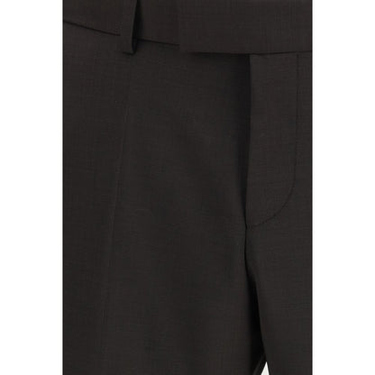 Costume deux pièces en laine gris noir Oves Aries Hugo Boss