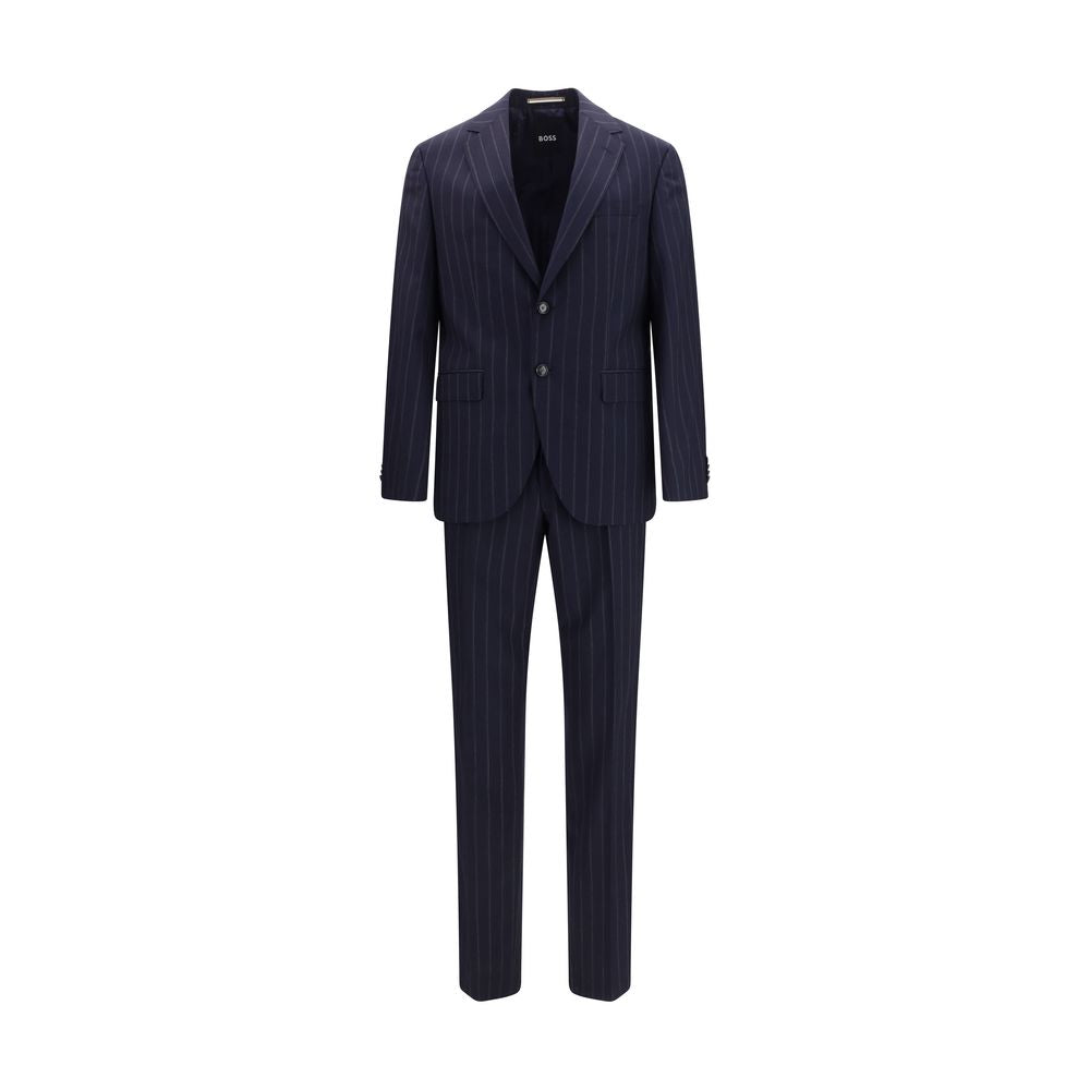 Costume deux pièces Hugo Boss en laine bleue Oves Aries