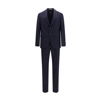 Costume deux pièces Hugo Boss en laine bleue Oves Aries