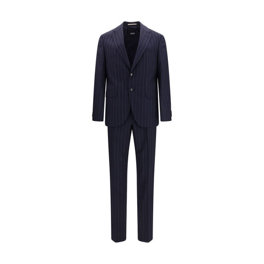Traje de dos piezas Hugo Boss Black Blue Wool Oves Aries