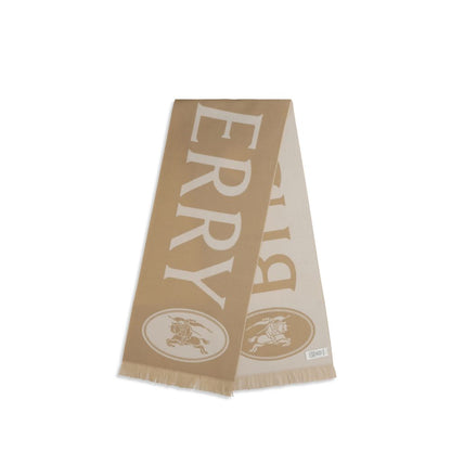 Bufanda Burberry de lana beige Oves Aries