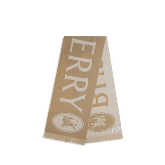 Bufanda Burberry de lana beige Oves Aries