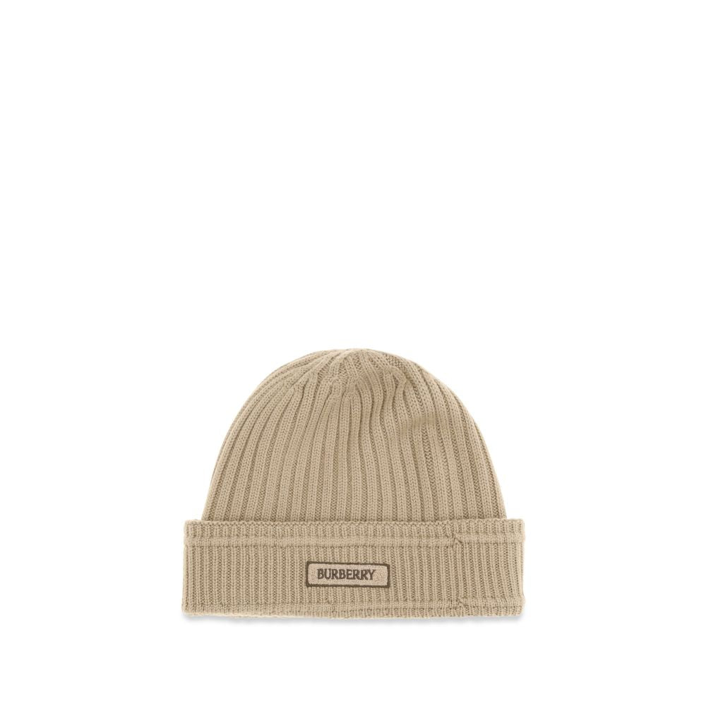 Gorro de lana beige Burberry Oves Aries