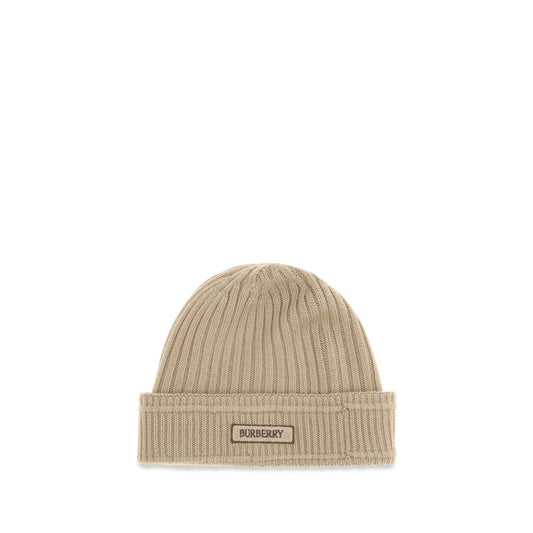 Gorro de lana beige Burberry Oves Aries