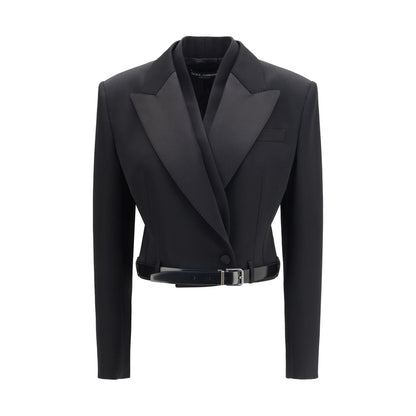 Chaqueta de lana negra Oves Aries de Dolce & Gabbana
