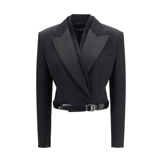 Chaqueta de lana negra Oves Aries de Dolce & Gabbana
