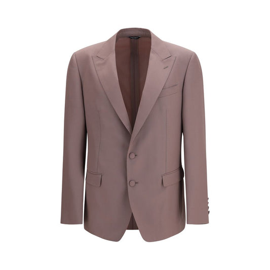 Chaqueta de lana marrón Oves Aries de Dolce & Gabbana