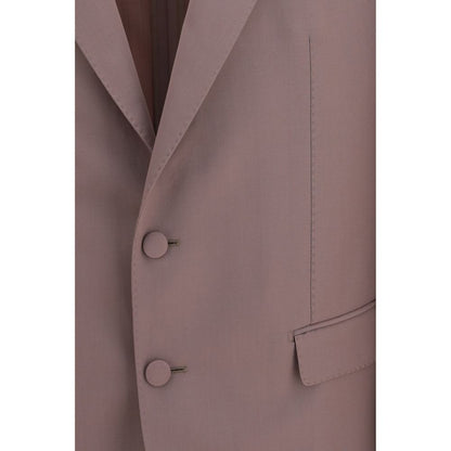 Chaqueta de lana marrón Oves Aries de Dolce & Gabbana