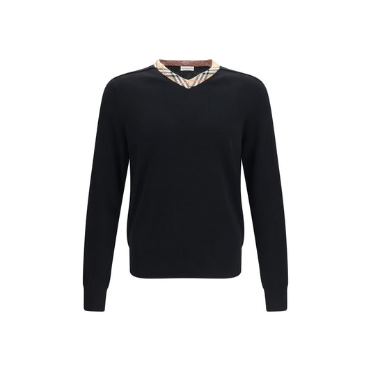 Sudadera Burberry Aries de Lana Negra