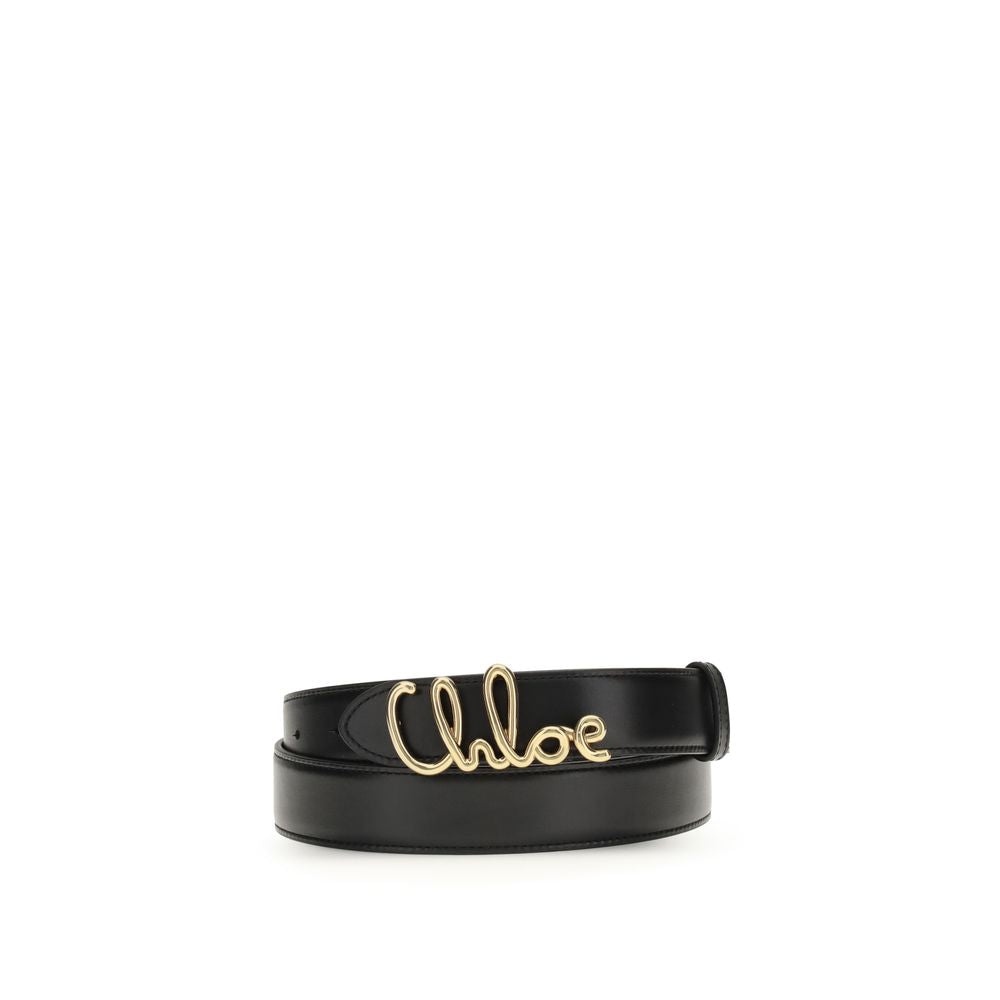 Ceinture Chloé en cuir de veau Bos Taurus