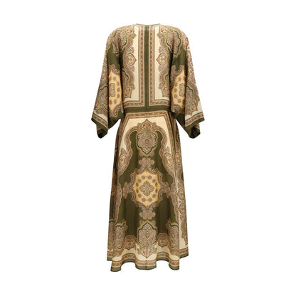 Vestido informal de seda multicolor Zimmermann