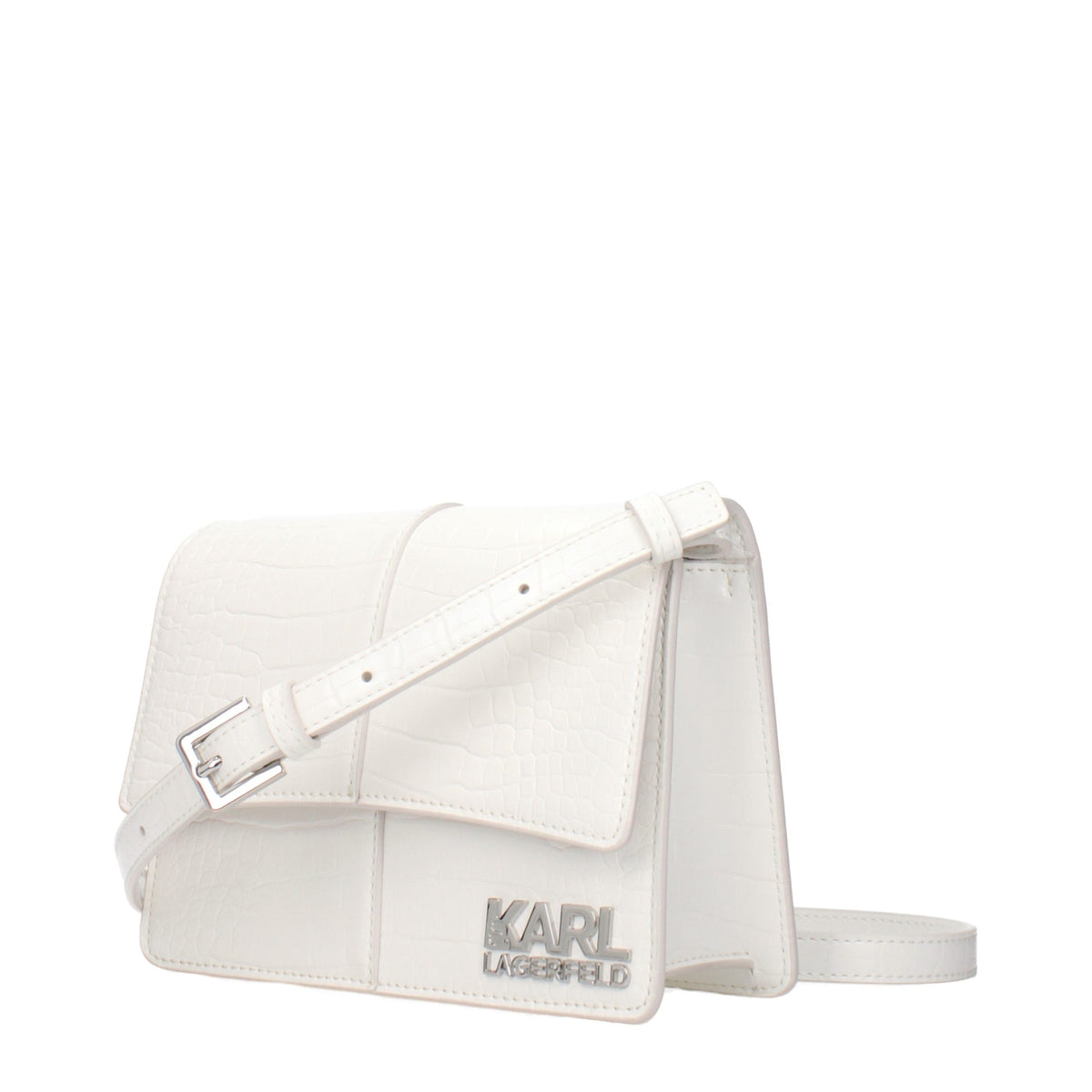 Sac bandoulière Karl Lagerfeld en polyéthylène blanc
