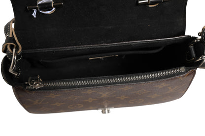 Sac porté épaule Louis Vuitton Chain It PM en cuir Monogram noir