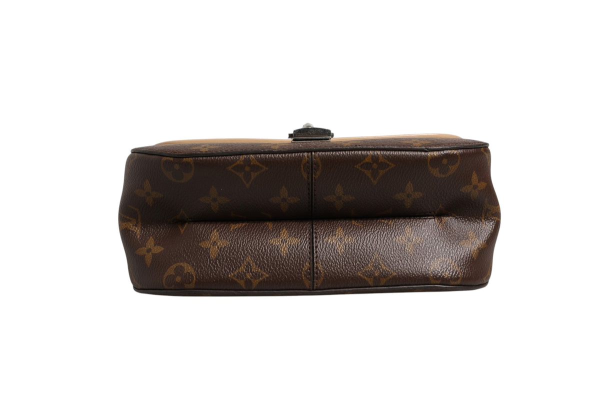 Sac porté épaule Louis Vuitton Chain It PM en cuir Monogram noir