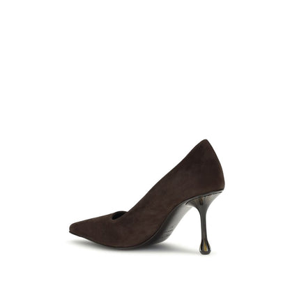 Zapatos De Tacón Alto Jimmy Choo Modelo Ixia En Cuero Marrón