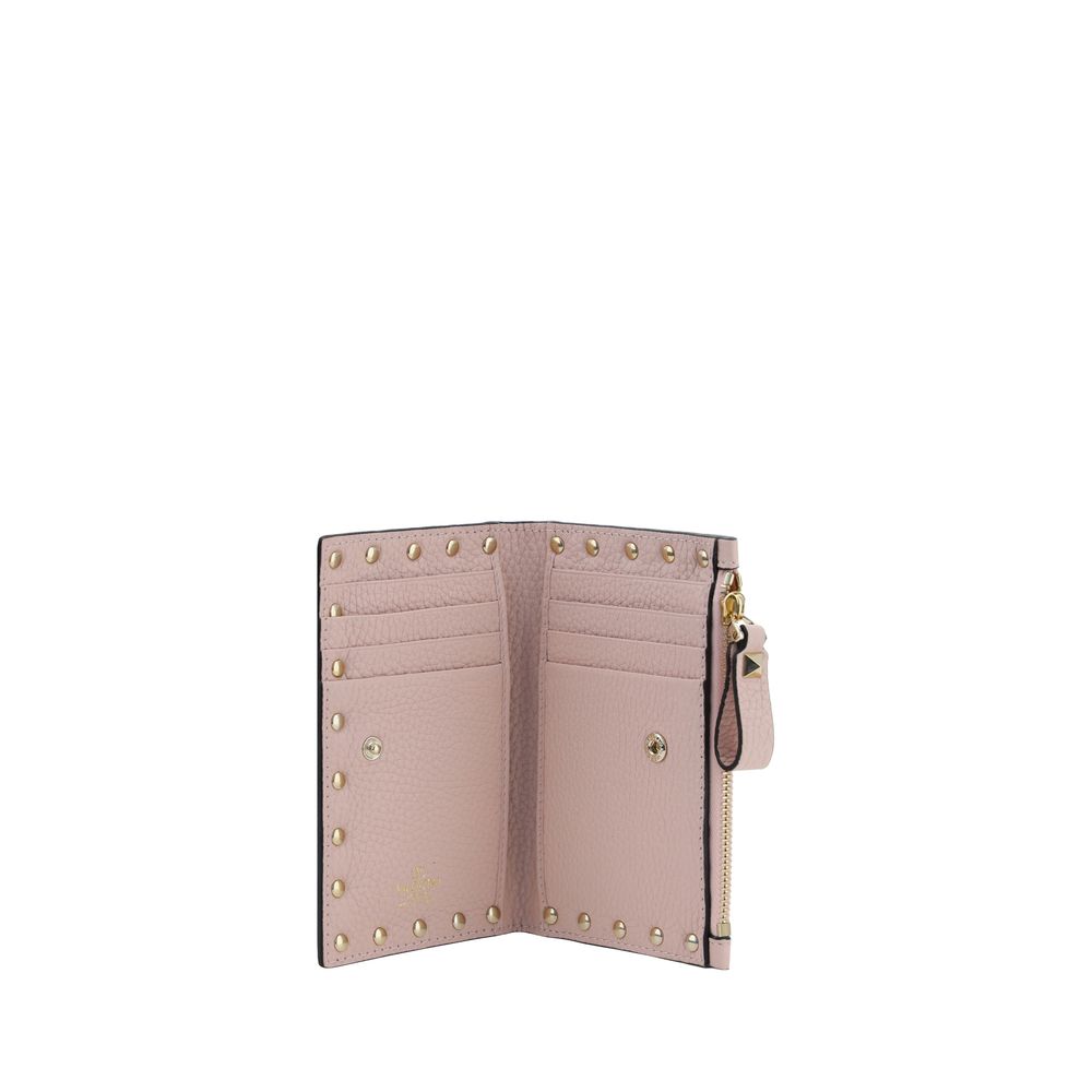 Portefeuille Valentino Garavani en cuir de veau multicolore Bos Taurus