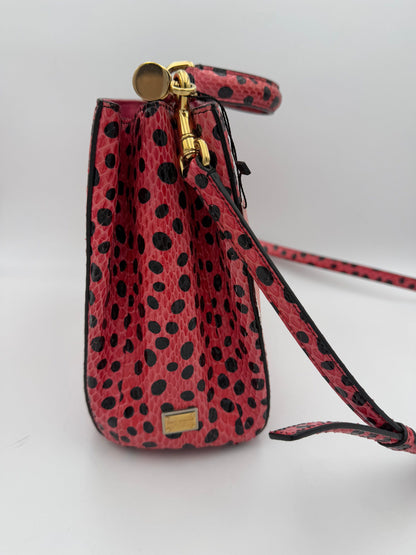 Dolce & Gabbana Reptile-Skin Sicily Handbag
