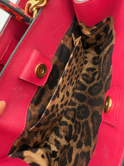 Dolce & Gabbana Reptile-Skin Sicily Handbag