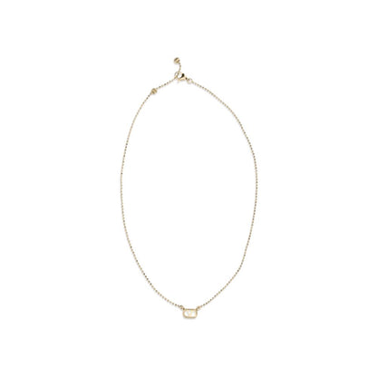 Valentino Garavani Collier Métal Doré Ovalette