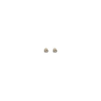 Valentino Garavani Ovalette Metallic Goldtone Earrings