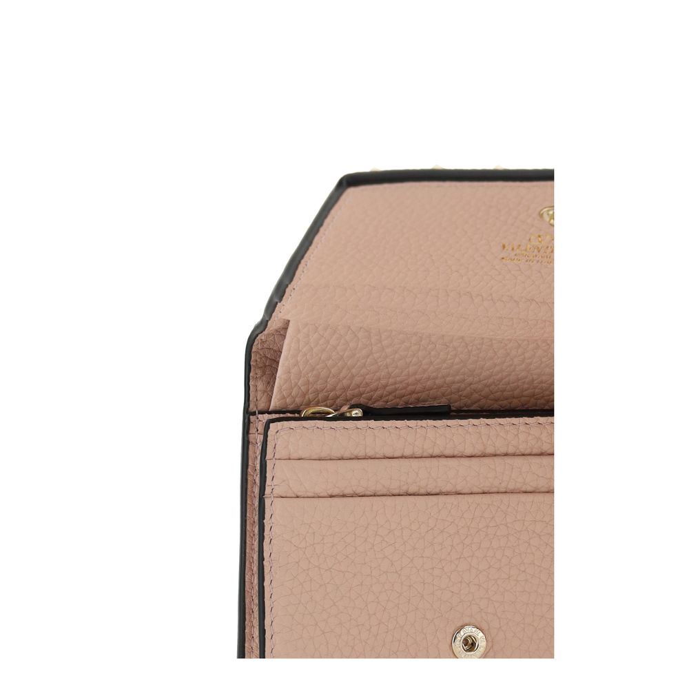 Portefeuille Valentino Garavani Multicolore Cuir de veau
