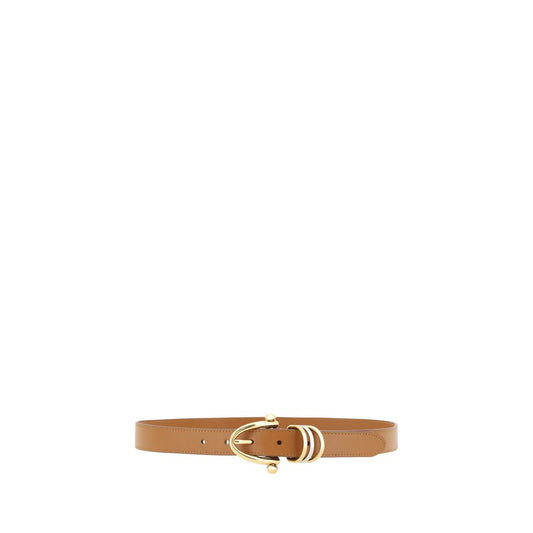 Cinturón regular Chloé de piel de becerro beige Bos Taurus