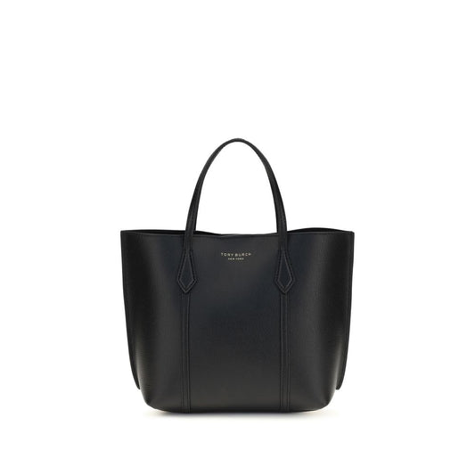 Bolso de mano Tory Burch de cuero de becerro negro Bos Taurus