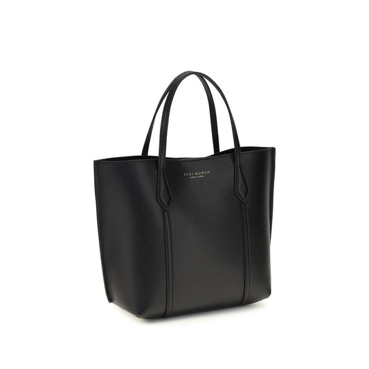 Bolso de mano Tory Burch de cuero de becerro negro Bos Taurus
