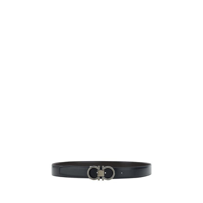 Ferragamo Black Calfskin Bos Taurus Regular Belt